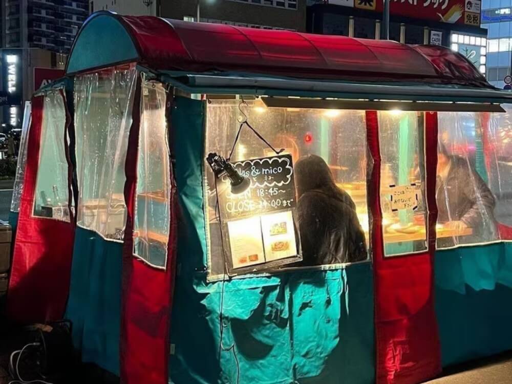 テラスとミコー